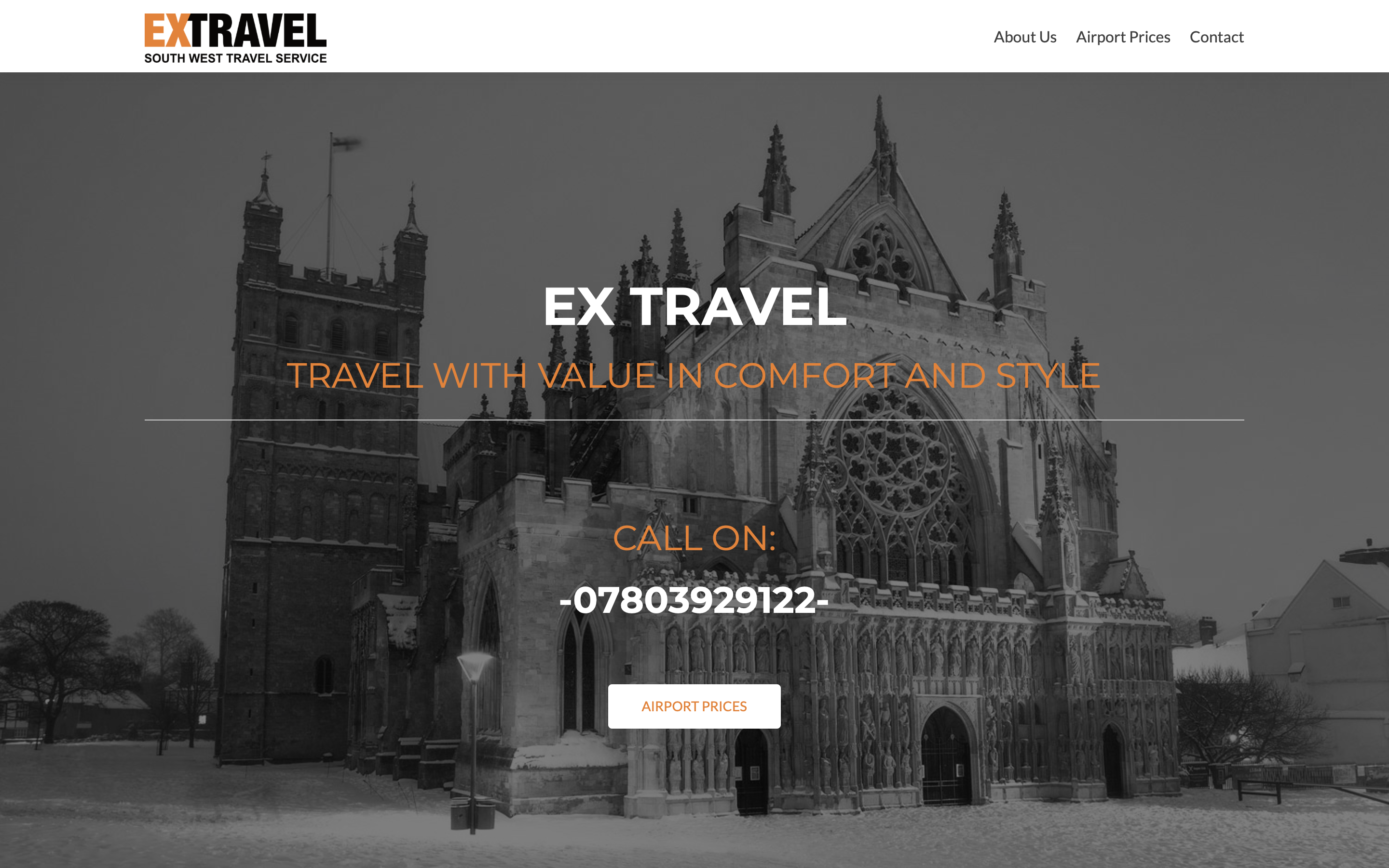 E.X. Travel Website Link