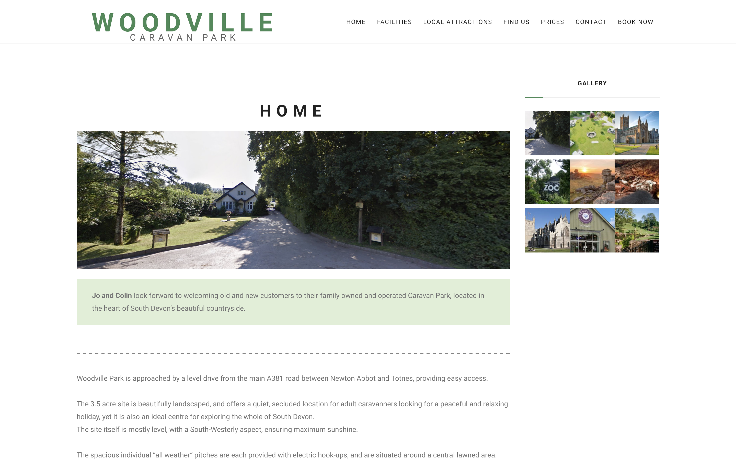 Woodville Caravan Park Website Link